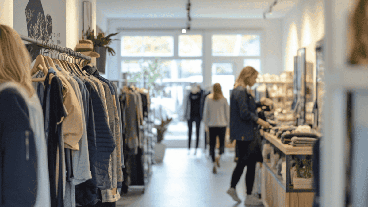 Image of women in a clothing store as a representation of customer experience in retail.